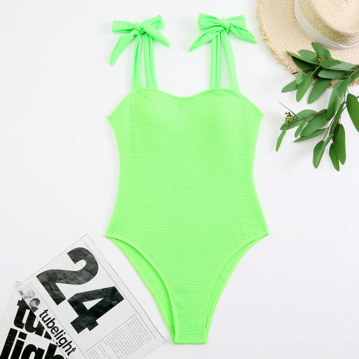 2022 costume da bagno One Piece Solid Vintage Swimwear donna costume intero donna imbottito Beach Wear nuoto Summer Beachwear