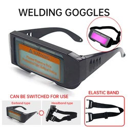 Gafas de soldadura con atenuación automática, cambio de luz, oscurecimiento automático, protección antiojos, gafas para máscaras de soldadura, accesorios para gafas