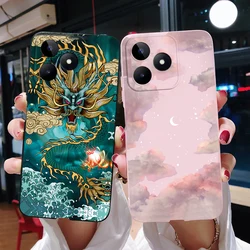 For Realme C51 Case for Realme C51 Cover Funda Dragon Cool Style Soft Protective Bumper For Realme C51 C 51 RMX3830 Phone Case