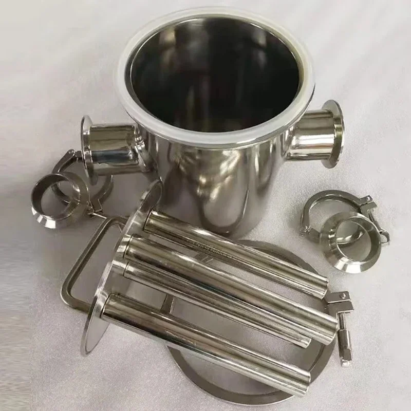 304ss Pipeline Magnet Iron Remover Oil Pipe Filtration 13000gs Magnet Force