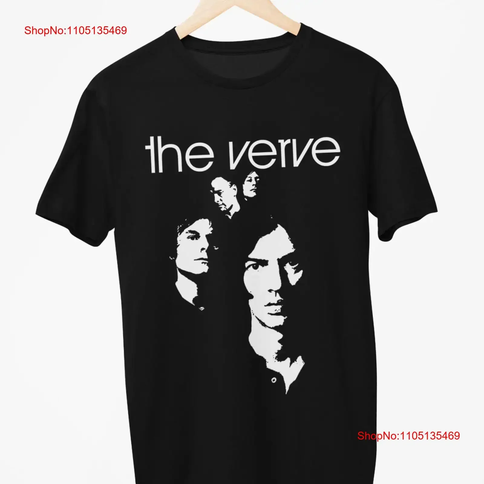 The Verve T-Shirt im Vintage-Stil, gewaschenes Oberteil für den täglichen Gebrauch, Unisex, lässig, weich, Designer-Kleidung, modische Grafik, vielseitig einsetzbar