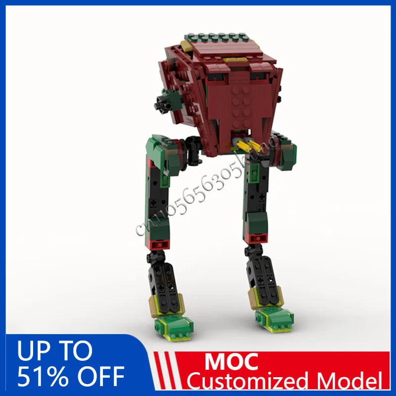 Nuovo 324 pz MOC-31161 AT-ST Scout Walker Modello Star Battle Building Blocks Fai Da Te Educazione Assemblaggio Giocattoli per I Bambini Regali Di Natale