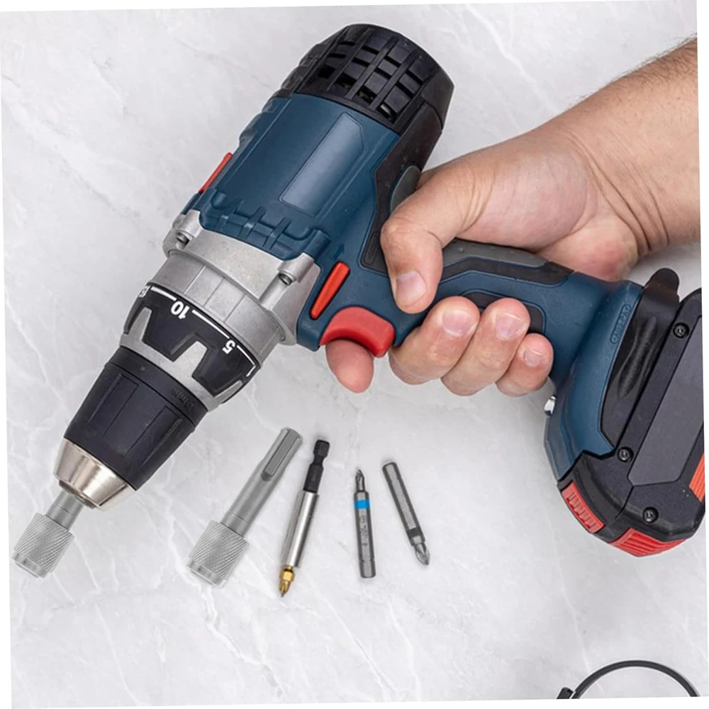 SDS إلى 1/4 "محول عرافة عرقوب محول-مثقاب طرق كهربائي شنيور يعمل بالبطارية بت المقبس أداة مفك كهربائي تمديد مجموعة #6