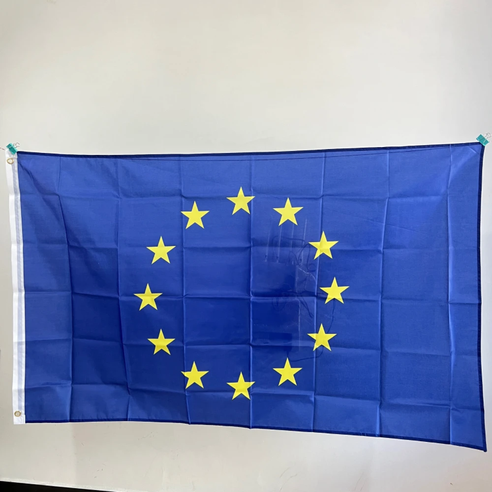 علم الاتحاد الأوروبي 90x150 سنتيمتر معلقة البوليستر الاتحاد الأوروبي أوروبا علم الاتحاد للزينة