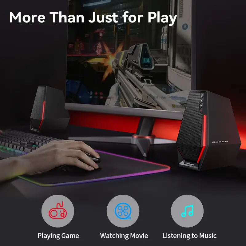 Edifier G1500 SE Computer Speakers 2.0 Desktop USB 3.5mm AUX Input Wired Speakers for PC Laptop Macbook HUAWEI XIAOMI - 4