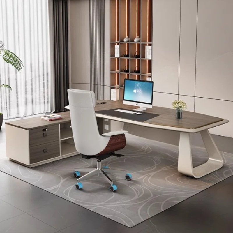 Modern Office Computer Table Base Storage Writing Executive Computer Desks Nordic Tavolino Unique Furniture Backyard Furniture