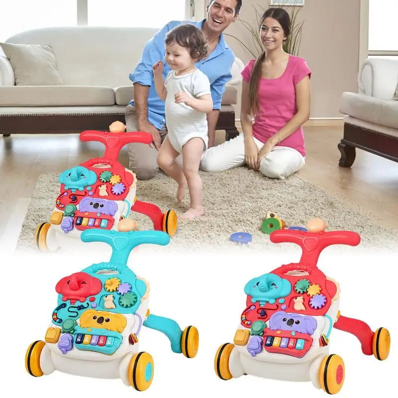 

Baby Walkers For Girls Sit-to-Stand Learning Walker Baby Push Learning Walker For Kids Learning Toys For Baby Boys And Girls