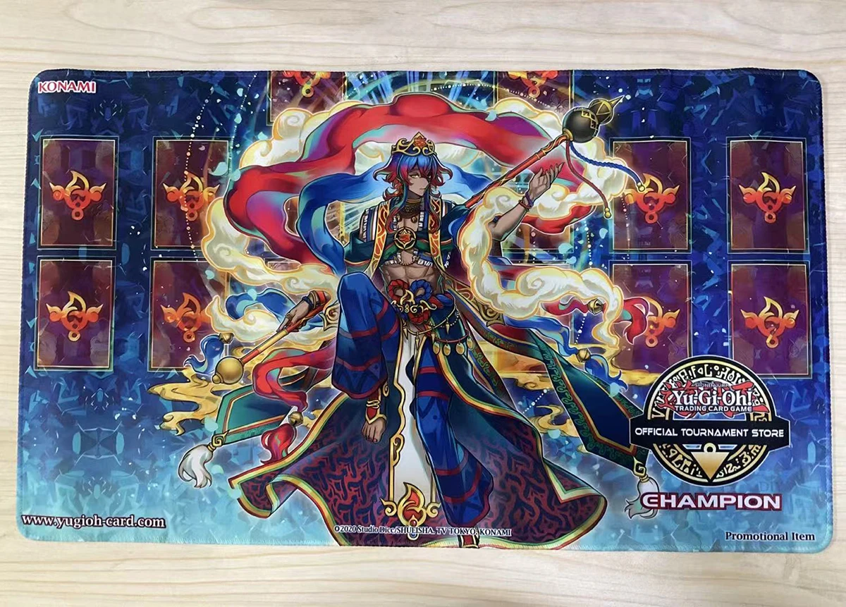 

YuGiOh Radiant Typhoon Swen Playmat DIY TCG CCG Board Game Duel Pad Trading Card Game Mat Rubber Mousepad Free Bag 600x350x2mm