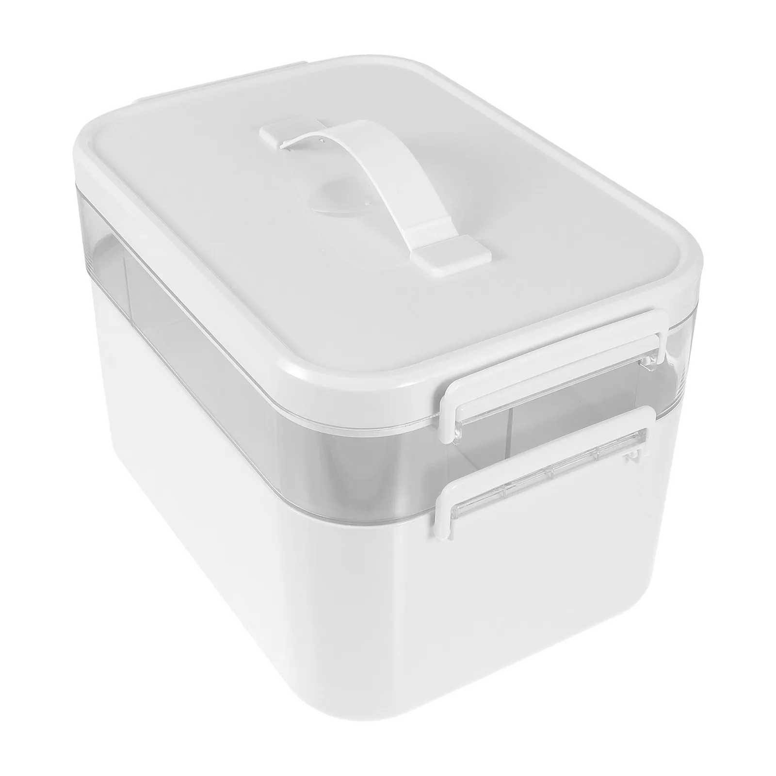 

1Pcs Large Capacity Portable First-Aid Medicine Box with Handle for Home Outdoor Travel Sports Family Emergency Medical Storage