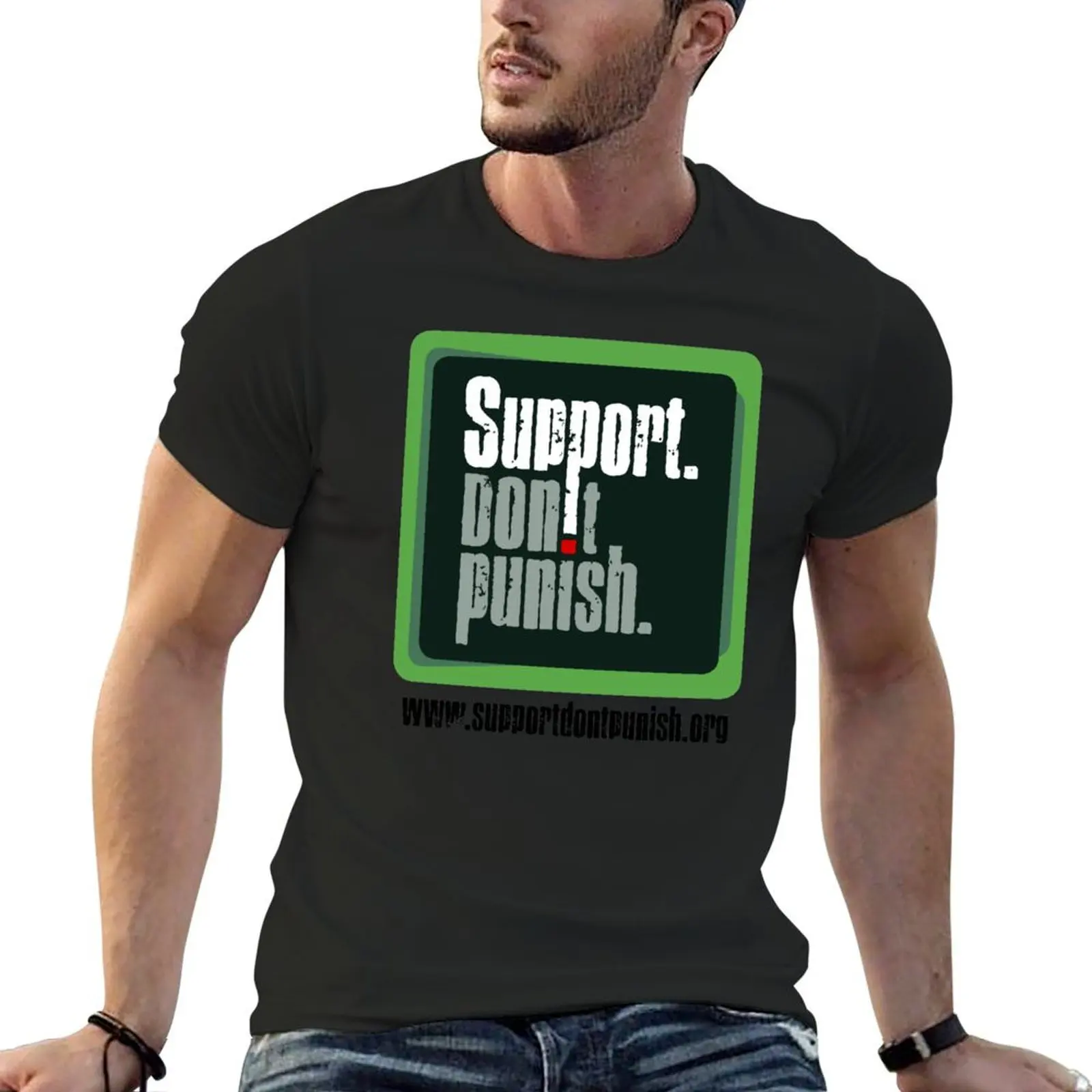 

Support Don't Punish T-Shirt oversized graphic tee korean fashion vintage graphic tee plain men clothings