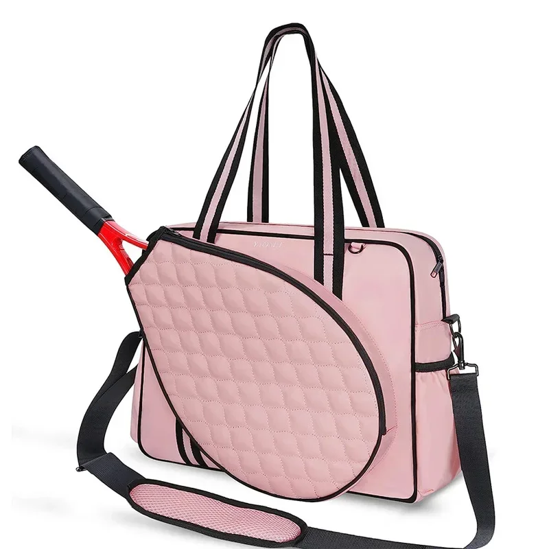 

Tennis Racket Bag Sports Portable Single-shoulder Racket Bag New Pink Badminton Racket Bag