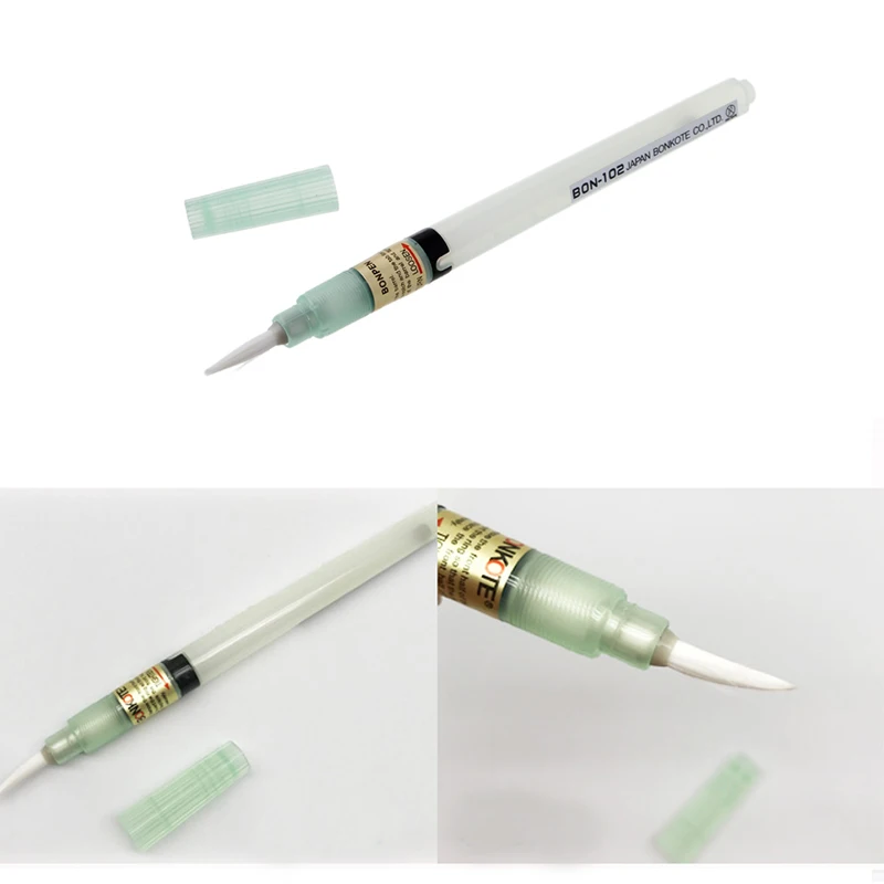 BON-102 Flux Paste Solder Paste Brush Tip Pen Recyclable Empty Pen can fill with any liquid