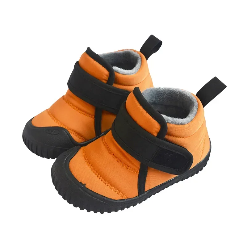 Winter children new velvets cotton shoes baby casual soft-soled warm cotton boots boys and girls fashion short snow boots