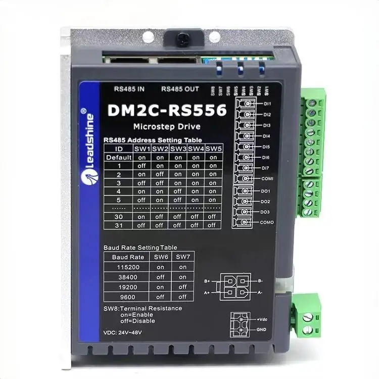 DM2C-RS556 Intelligent open loop 485 drive control integrated stepper motor motor driver