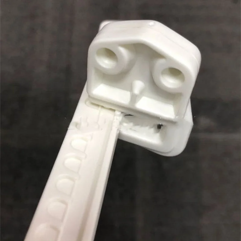 قابل للتعديل ABS باب نافذة قفل أمان نافذة الرياح تستعد المحدد مزلاج سدادة محدد لأجهزة حامي الطفل #5