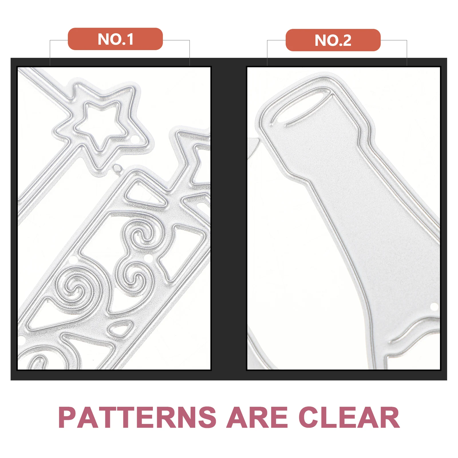 

1 set 1 Set Kids Diy Cutting Dies Metal Die Cuts Fine Craft Patterns Scrapbooking Tools For Cards Crafts Album Decorative