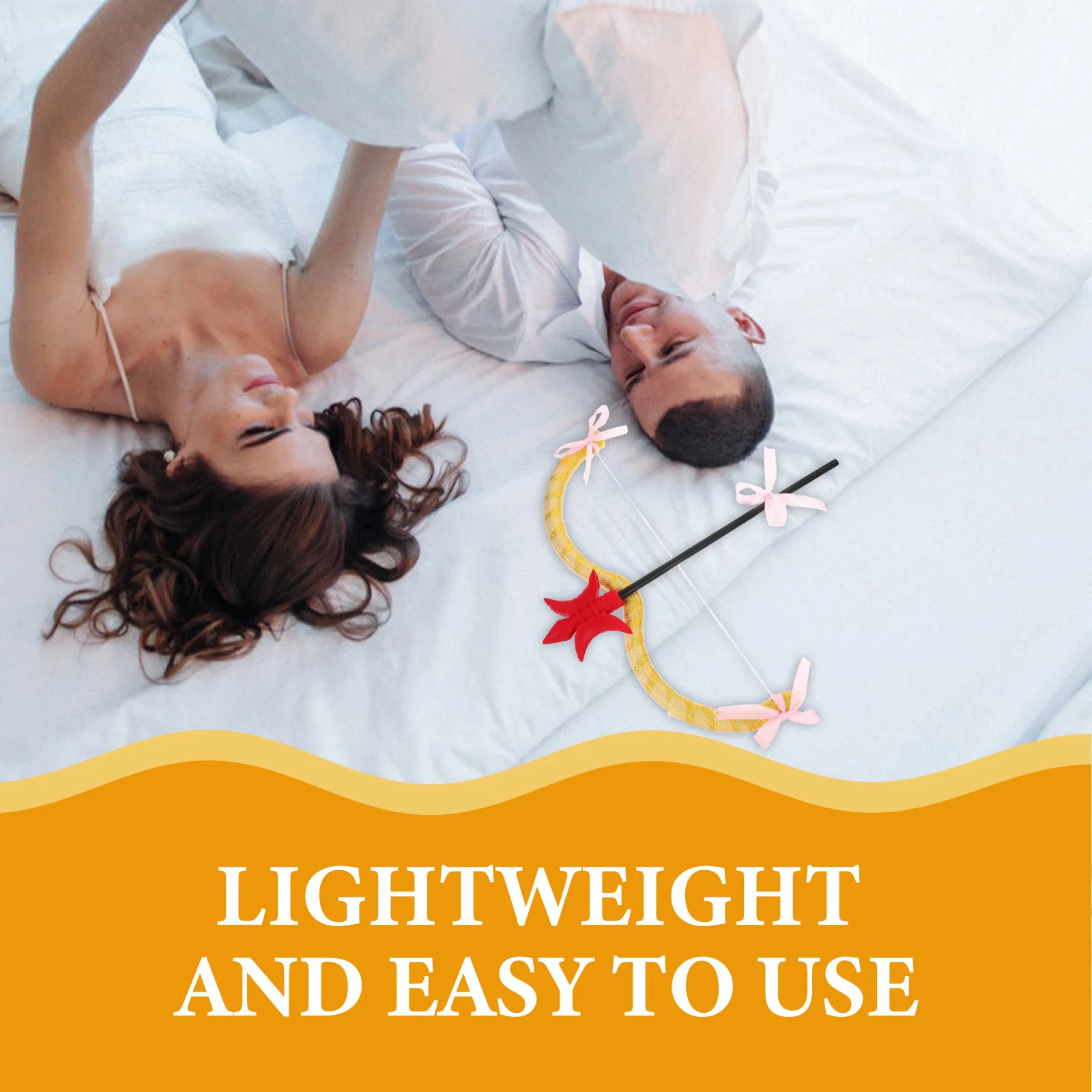 Cupid Costume Prop Set Small Bow Arrow for Valentine's Day Cosplay Accessories Women Kids Cupid Costume Prop Cupids Bow