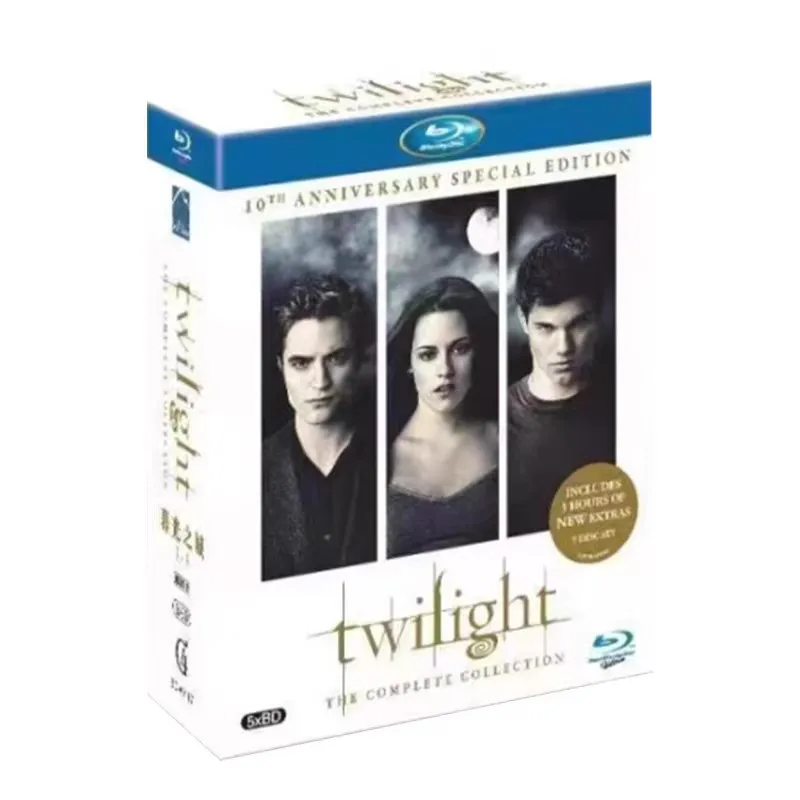 

Коллекционное издание Twilight 1-5: Blu-ray диск в коробке