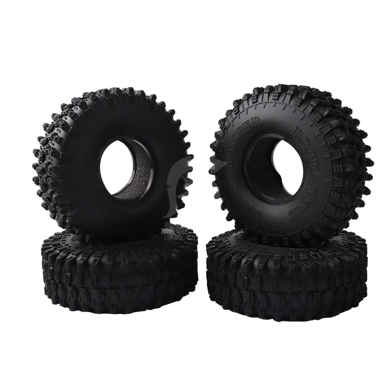 

4 pieces1.9 inch Crawler Car wheel hub tire tread 120mm simulated climbing TRX4 SCX10 90046 D90 for 1/10 RC Car tire accessories