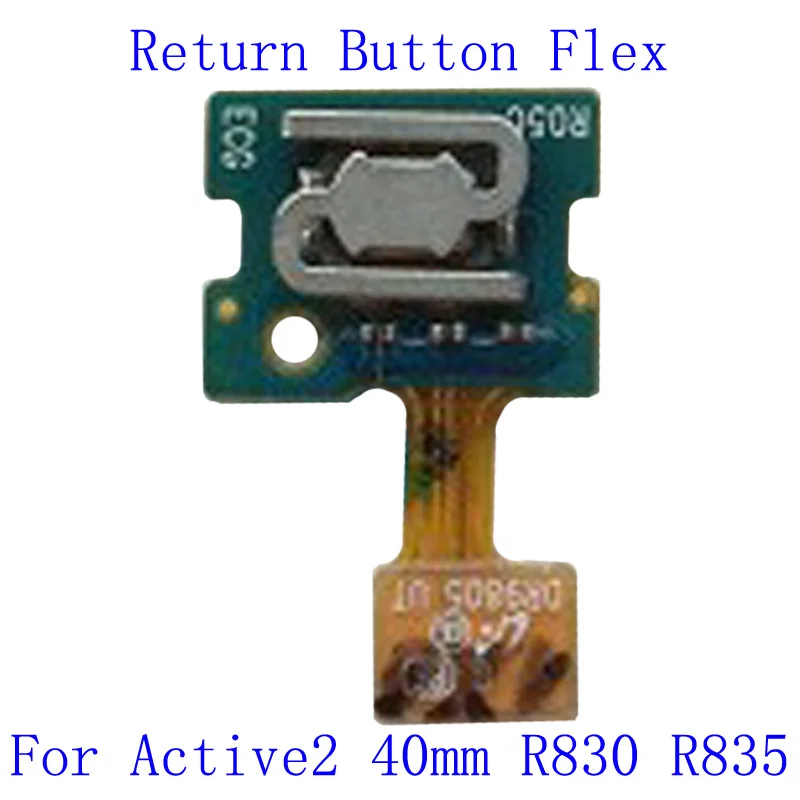 1Pcs Power On Off Key Back Return Menu Button Switch Flex Cable For Samsung Galaxy Watch Active 2 R830 R835 R820 R825 40mm 44mm