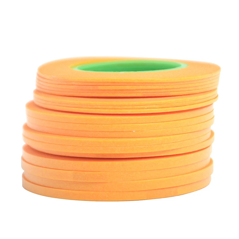 Modelo de pulverização revestimento cor ultra fita fina diy mascaramento especial largo 1mm/2mm/3mm 18m modelo cobrindo fita