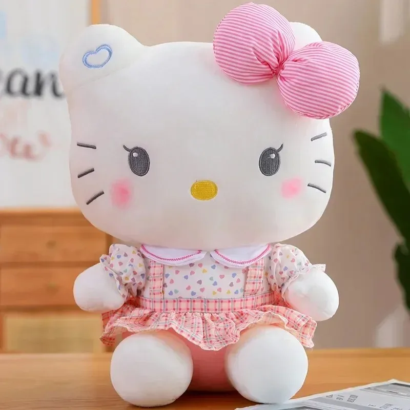 =2026 New Kawaii 25cm Sanrio Plush Toy Jade Dog Kuromi Dressing Doll Doll Plush Toy Stuffed Animal Patung Dolls Birthday Gift image 3