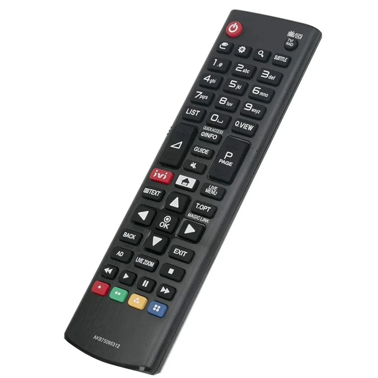 AKB75095312 English remote control suitable for LG remote control, foreign trade remote control, English remote control, cross-b