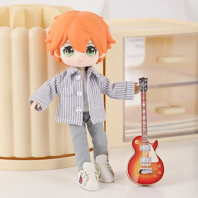 ob11 P9 P10 Leprechaun baby coat hoodie base vest Vintage jacket casual coat 1/12 bjd GSC doll clothes doll accessories