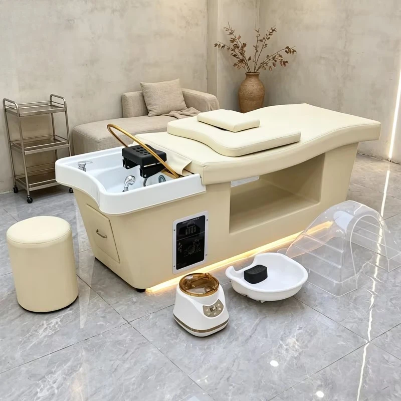 Thai Massage Washing Salon Japanese Head Spa Bed Massage Shampoo Bed with Water Therapy
