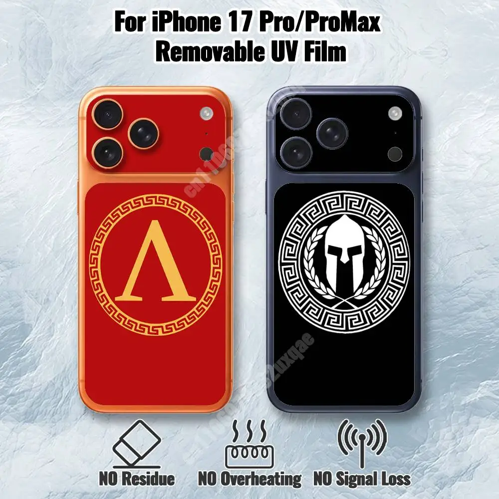 

Ancient Sparta Gladiator Flag Removable UV Film for iPhone 17 Pro 17 ProMax HD Decal Skin