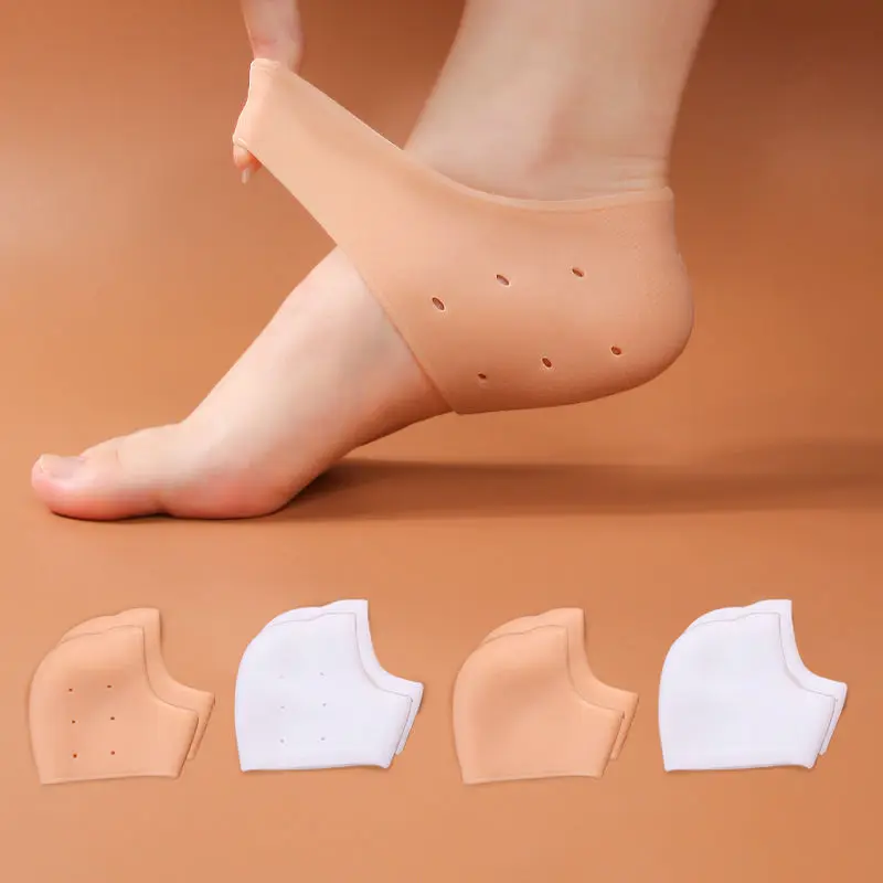 Silicone Socks Foot Care Moisturizing Gel Heel Protectors Dry Cracked Foot Pad Tools Invisible Skin Care Foot Cover Pedicure