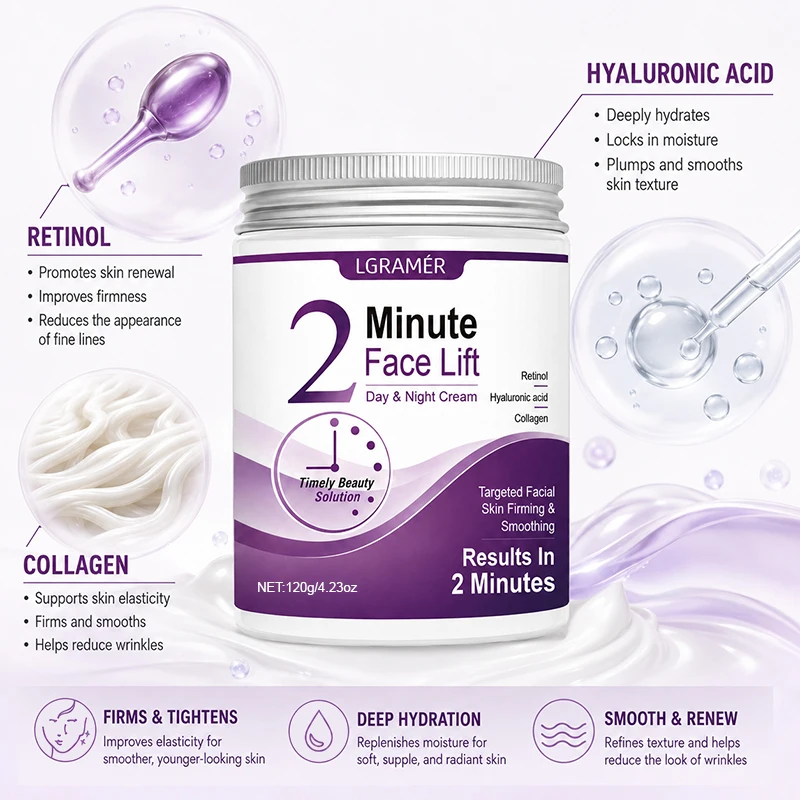 Retinol Facial Lift Firming Cream,Deeply Penetrates and Moisturizes the Face,Collagen Replenish Moisture, Long-Lasting Hydration