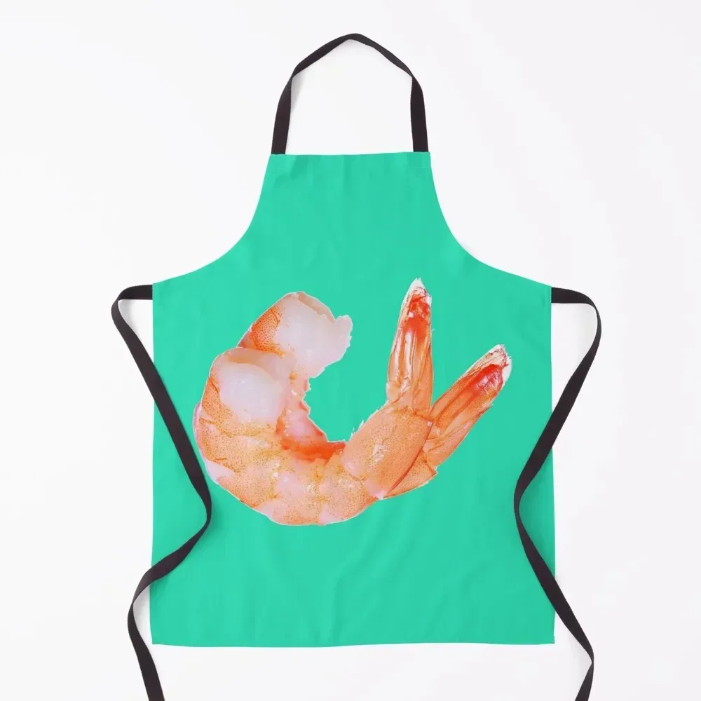 Shrimp Merch Apron Custom For Women Kitchen Kitchens For Men Women's Dresses Apron