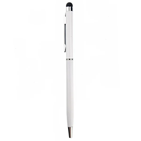 Picture 4: 2-in-1 Universal Capacitive Touch Stylus Pen Purple Dual-Purpose Smooth Silicon Tip Accurate Typing Ballpoint Pen for Smartphone
