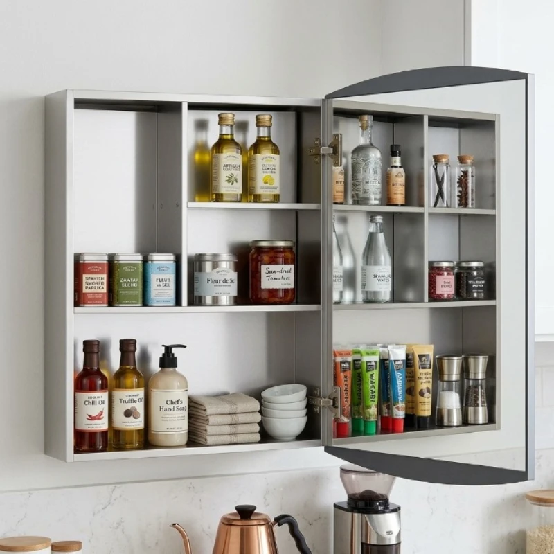 Wall Mounted Bathroom Accessories Waterproof Wall Shelves Moisture Proof Shelf Multifunctional Home and Organization Household