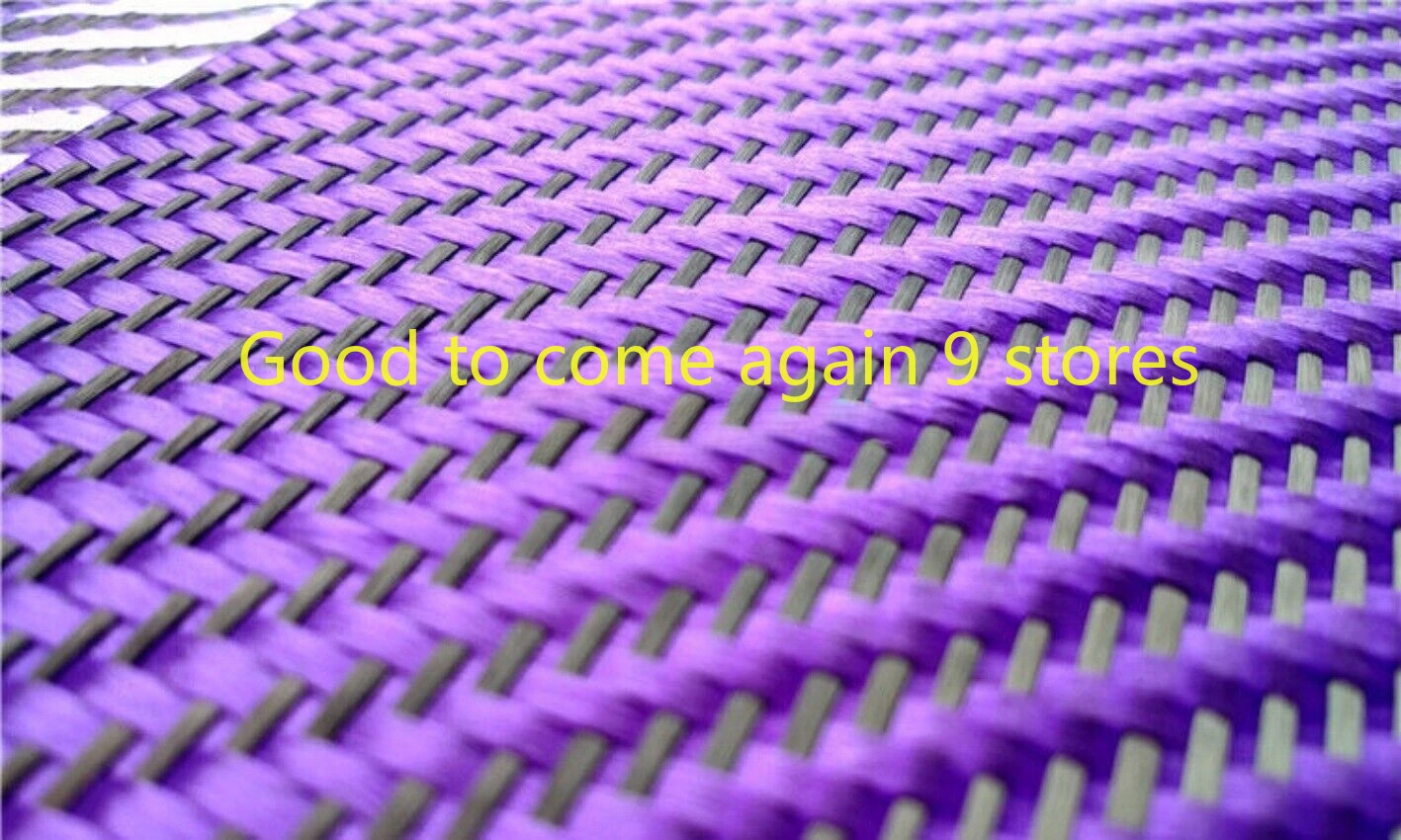 High Quality Black+ Purple Aramid Carbon Fiber Blended Fabric Carbon Fixed Cloth 100*50cm