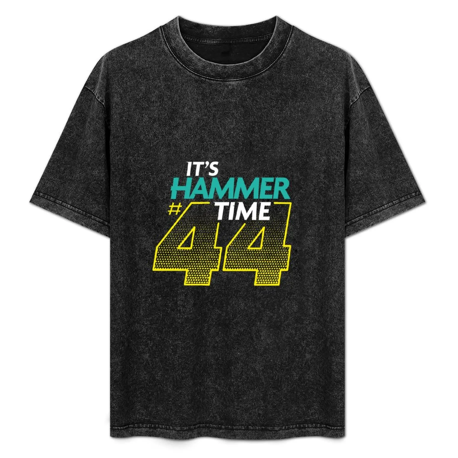 Its Hammer Time 44 - Yellow Design T-Shirt Funny t-shirts Blouse tops Short sleeve tee black t-shirts for men