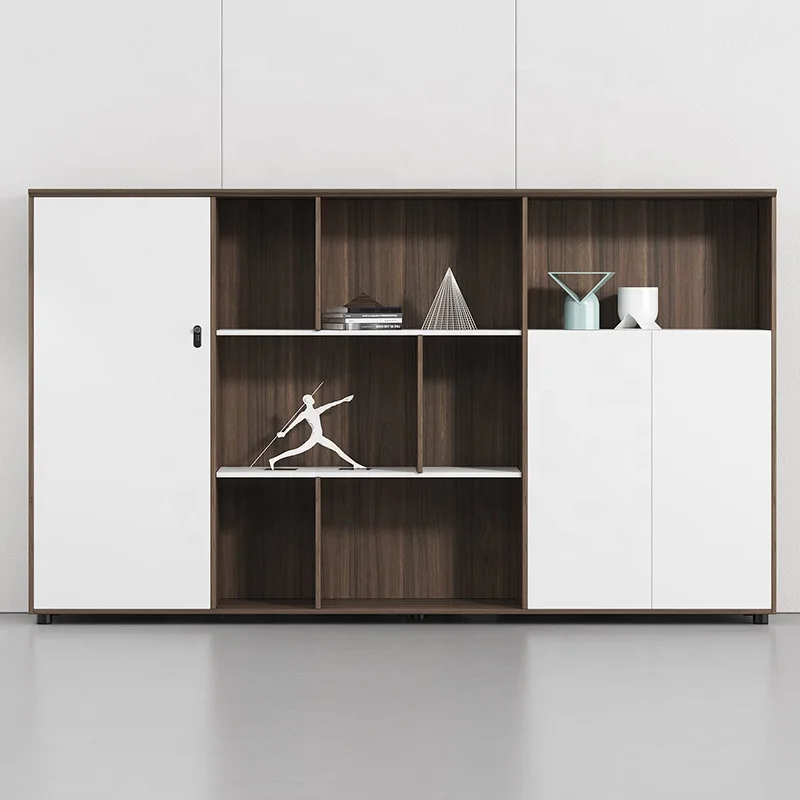 European Modern Design Executive CEO Manager Large Horizontal Wood File Cabinet