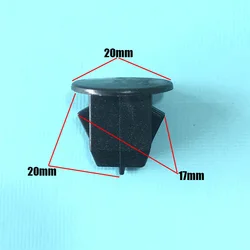 10Pcs Trunk lining Clogging Clip Clamp Fastener For Volvo S80 S80L S60 S40 fastener Lining Clips & Boot Lid Lining Car Clips