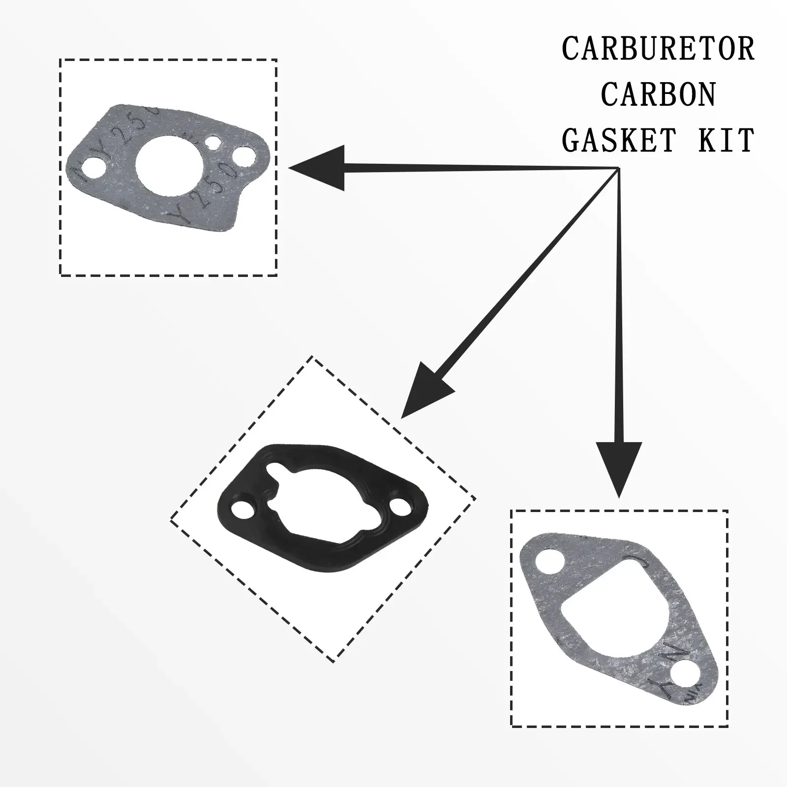 For Honda GX140 GX160 GX200 Carburettor Carb Gasket Kit Home Garden Spare Parts Power Tool Accessories