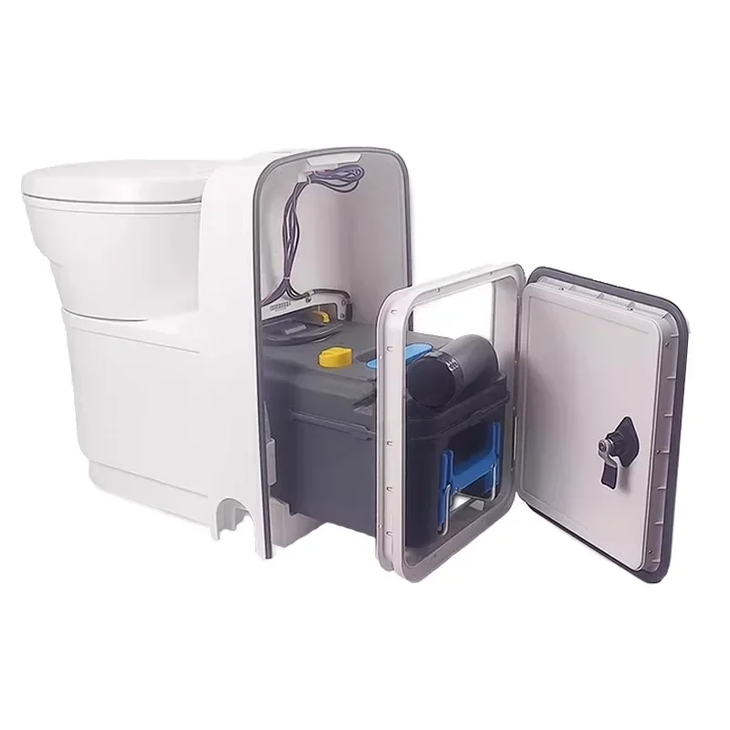 

Chase IVECO Transit trailer rotating toilet, fixed box toilet with sewage tank