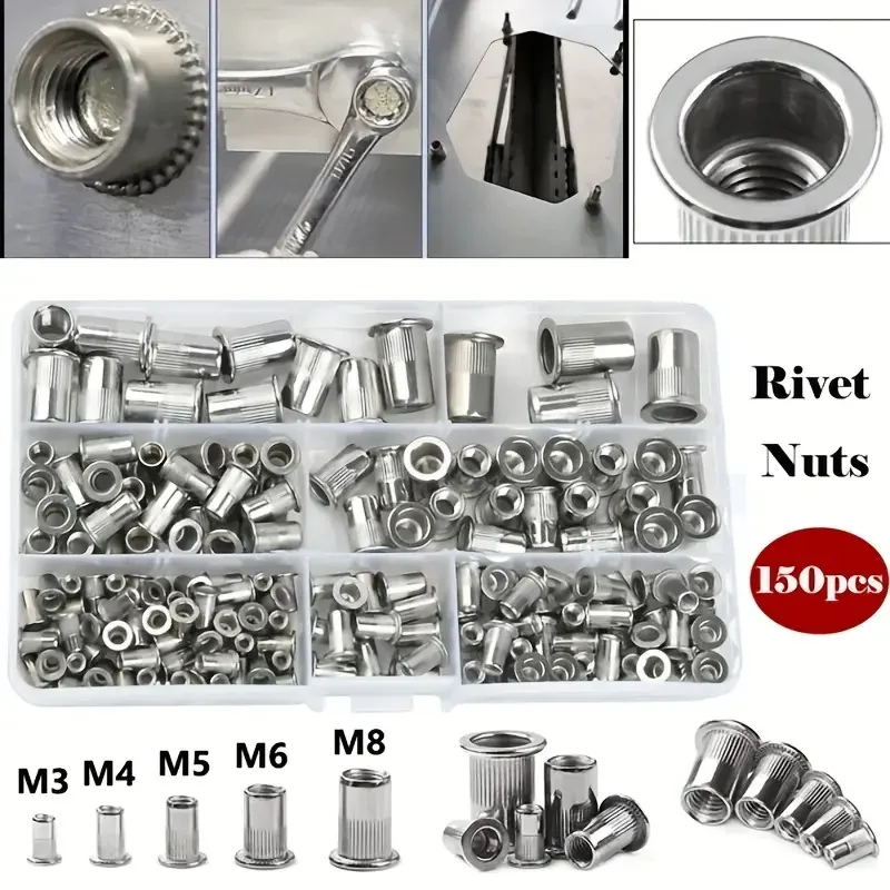 FOTO 2 - 150pcs M3-M8 Rivet Nuts Gun