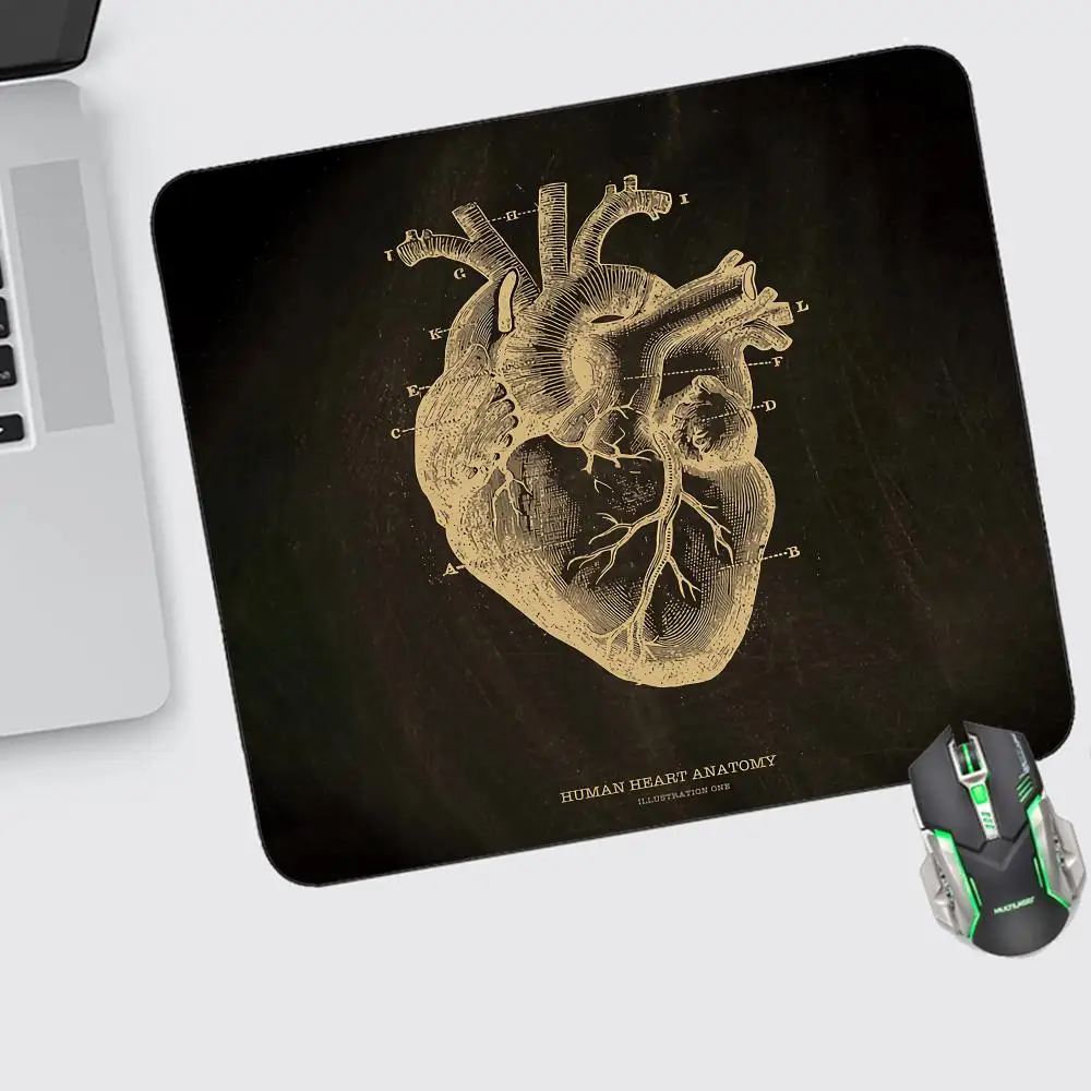 

Anatomical Skeleton Mouse Pad Small Mouse Pad Gaming Accessories Offices Keyboard Computer Desk Mat Pc Gamer Non-slip Mousepad