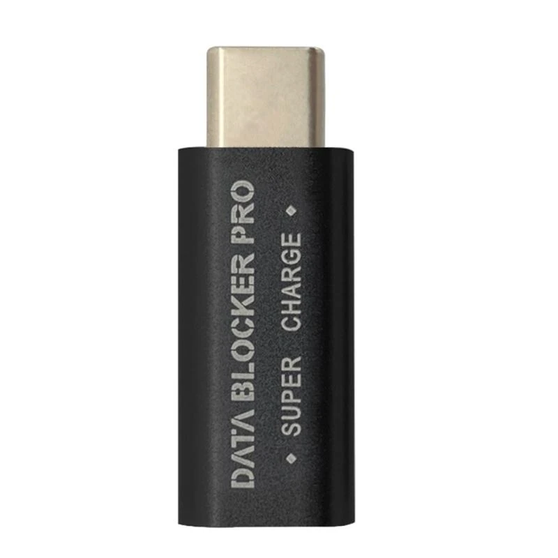 JU64 USB C Highly Speed Charging Adapter USB C Data Blocker USB C Male to Female Adapter Secure Charging for Phones Tablets view 6