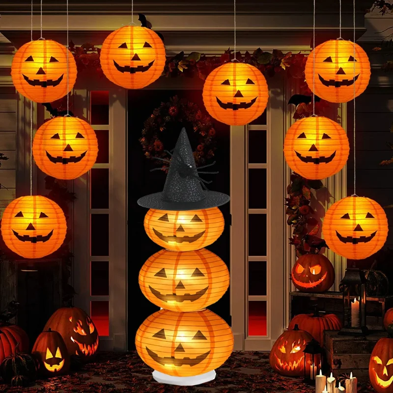 Lampiony dyniowe na Halloween, – Home Decor Scrap recenzja i cena