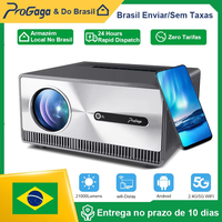 PG600W Full HD 1080P Projector 4k Android WiFi Auto Focus Projetor PG600 Smart Home Movie Theater Outdoor PK DLP Portable Beamer