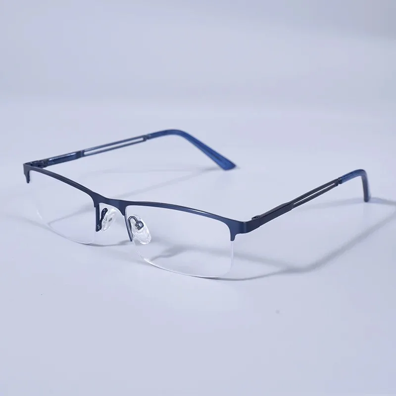Leichte Halbrahmen-Lesebrille mit Blaulichtfilter für Altersweitsichtigkeit, Dioptrien +1,0+1,25+1,5+1,75+2,0+2,25+2,5+2,75+3,0+4,0 – Detail 19
