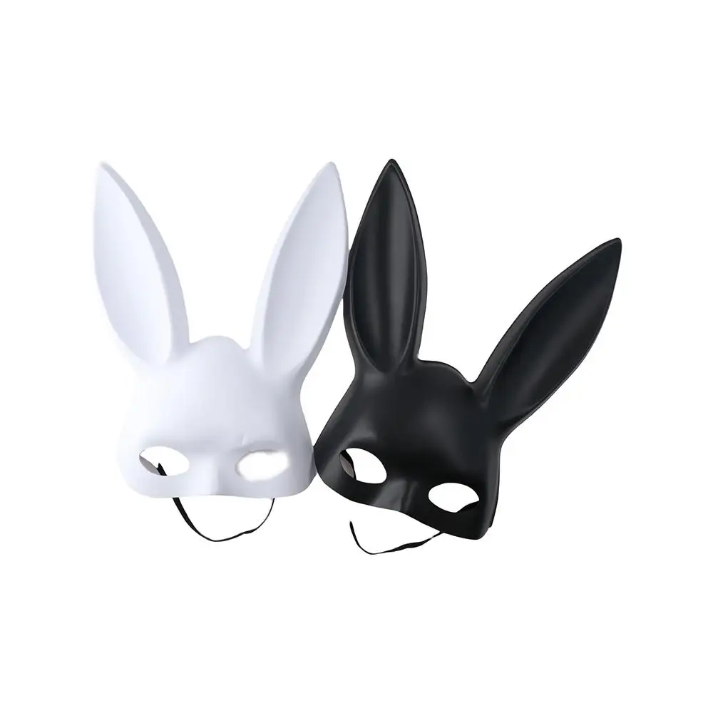 Cute Party accessories Cosplay Props Women Half Mask Halloween Mask Rabbit Ears Mask Bunny Mask