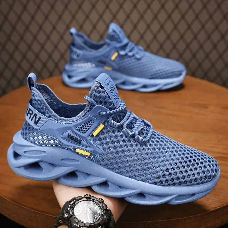 2026 Summer Men's Loafers Walking Mesh Breathable Summer Comfortable Casual Shoes Sneakers Hombre Men Running shoes Male