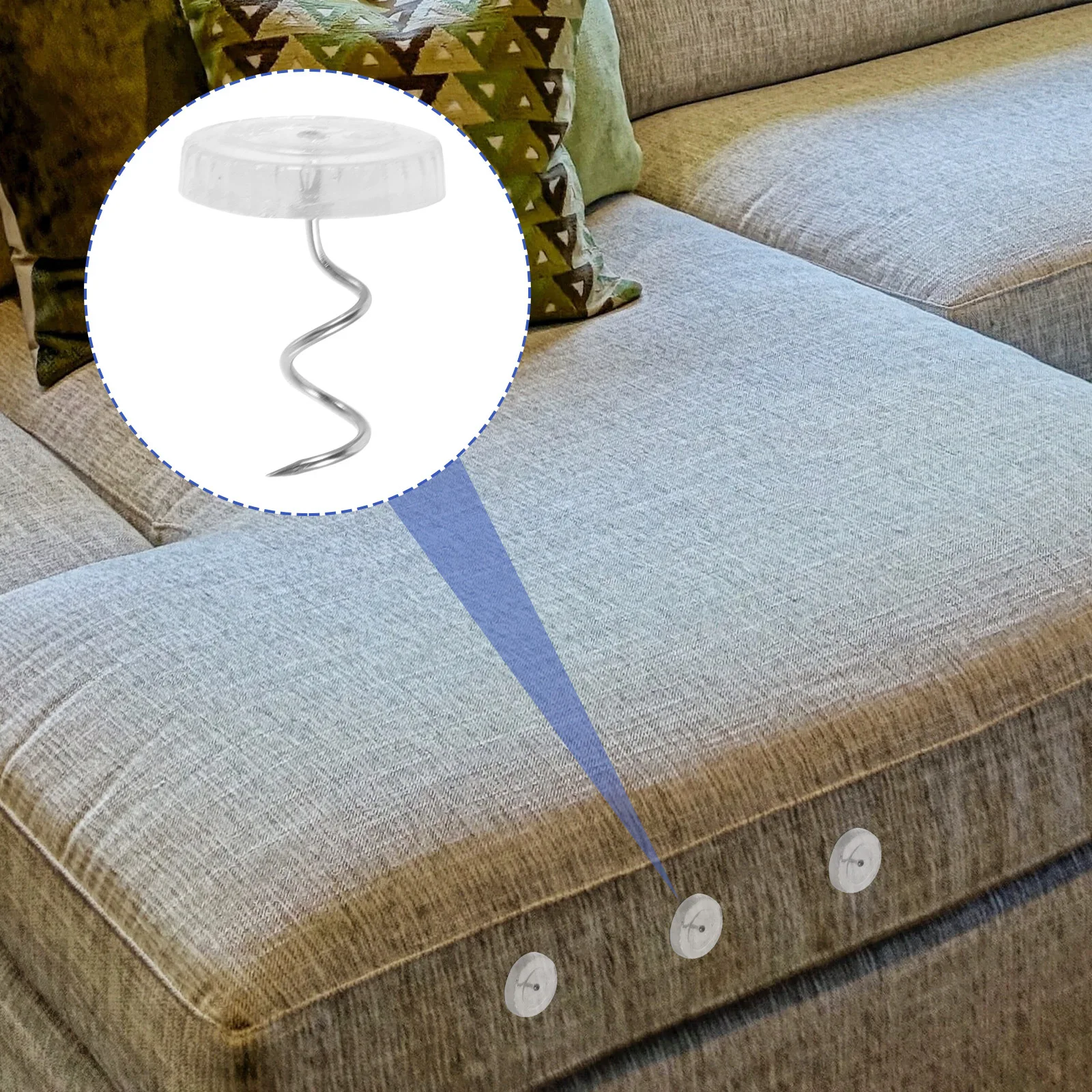 50 قطعة مسامير حلزونية أريكة الأظافر الأثاث دبابيس الزخرفية قوي طويل الأمد الحديثة جو رومانسي أريكة المسامير #4